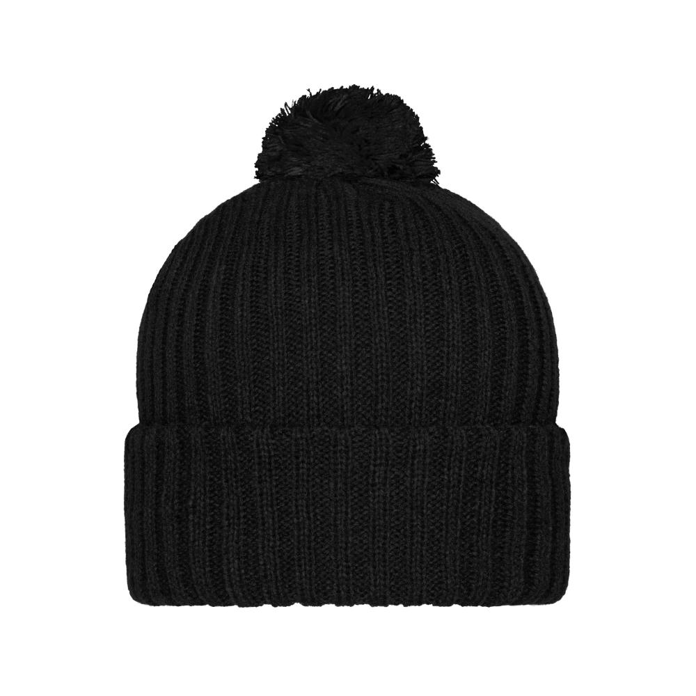 Knitted Cap with Pompon-Trendige Pomponmütze in vielen Farben