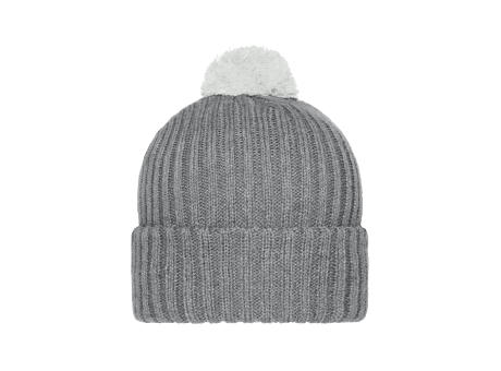 Knitted Cap with Pompon-Trendige Pomponmütze in vielen Farben