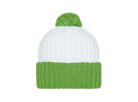 Knitted Cap with Pompon-Trendige Pomponmütze in vielen Farben