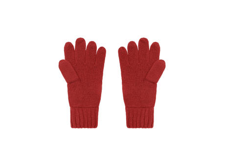 Melange Gloves Basic-Elegante Strickhandschuhe aus Melange-Garnen