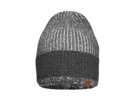 Urban Knitted Hat-Melierte Strickmütze in modischem Ripp-Design