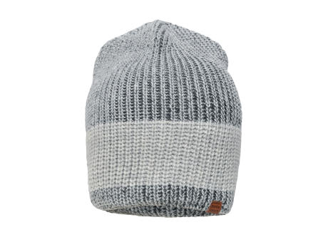 Urban Knitted Hat-Melierte Strickmütze in modischem Ripp-Design
