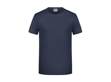 Men's-T-T-Shirt mit trendigem Rollsaum