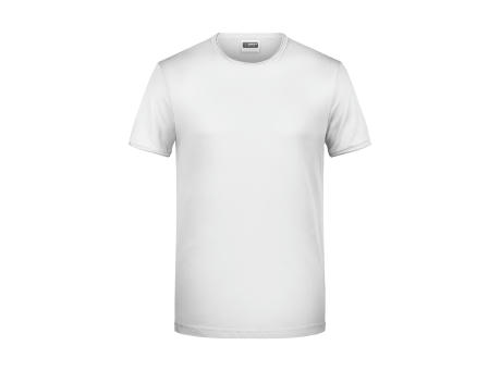 Men's-T-T-Shirt mit trendigem Rollsaum