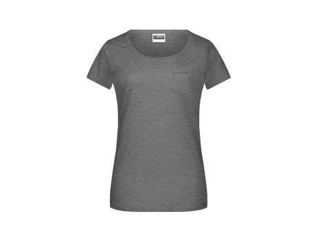 Ladies'-T Pocket-T-Shirt mit modischer Brusttasche