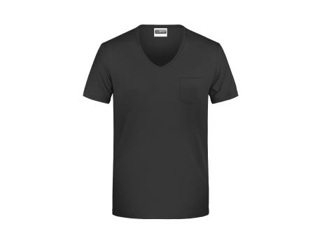 Men's-T Pocket-T-Shirt mit modischer Brusttasche