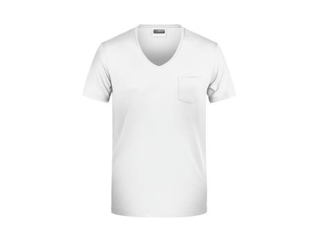 Men's-T Pocket-T-Shirt mit modischer Brusttasche