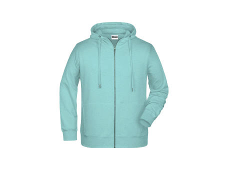 Men's Zip Hoody-Sweatjacke mit Kapuze und Reißverschluss