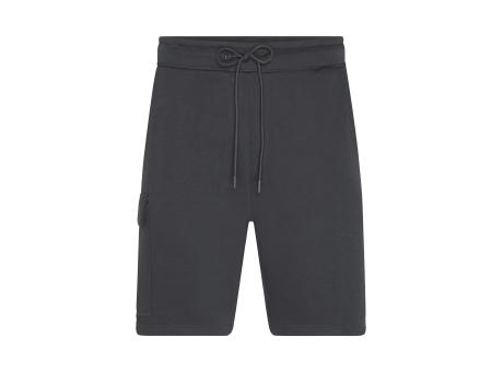 Men's Lounge Shorts-Modische, kurze Sweathose aus BIO-Baumwolle im Cargo-Style