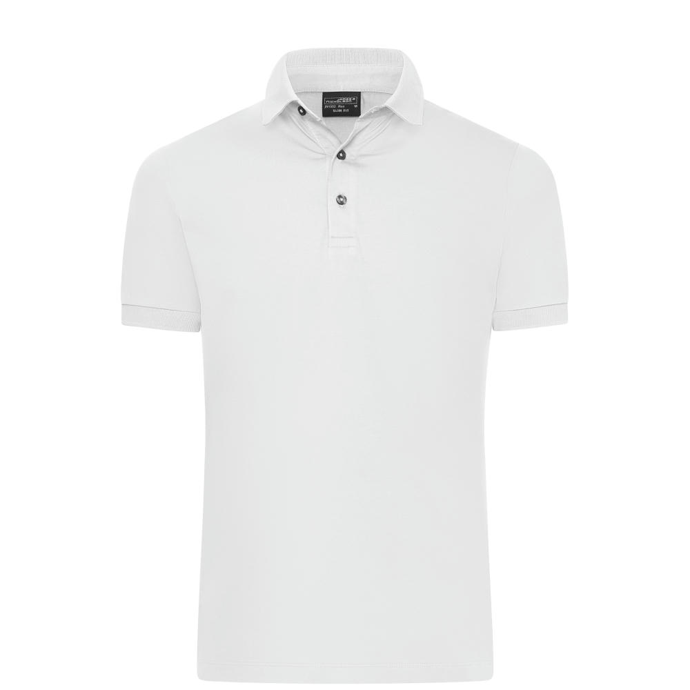 Men's Mercerised Polo Slim Fit-Slim-Fit Polo in Premiumqualität