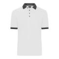 Men's Polo - Klassisches Polo mit kontrastfarbigem Kragen und Armbündchen in Piqué-Qualität