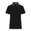 Ladies' Polo - Klassisches Polo mit Kontraststreifen an Kragen und Armbündchen in Piqué-Qualität