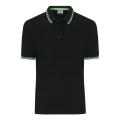 Men's Polo - Klassisches Polo mit Kontraststreifen an Kragen und Armbündchen in Piqué-Qualität