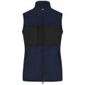 Ladies' Fleece Vest - Fleeceweste im Materialmix