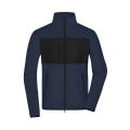 Men's Fleece Jacket-Fleecejacke im Materialmix