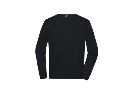 Men's Round-Neck Pullover-Klassischer Baumwoll-Pullover