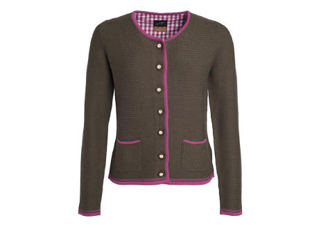 Ladies' Traditional Knitted Jacket-Strickjacke im klassischen Trachtenlook