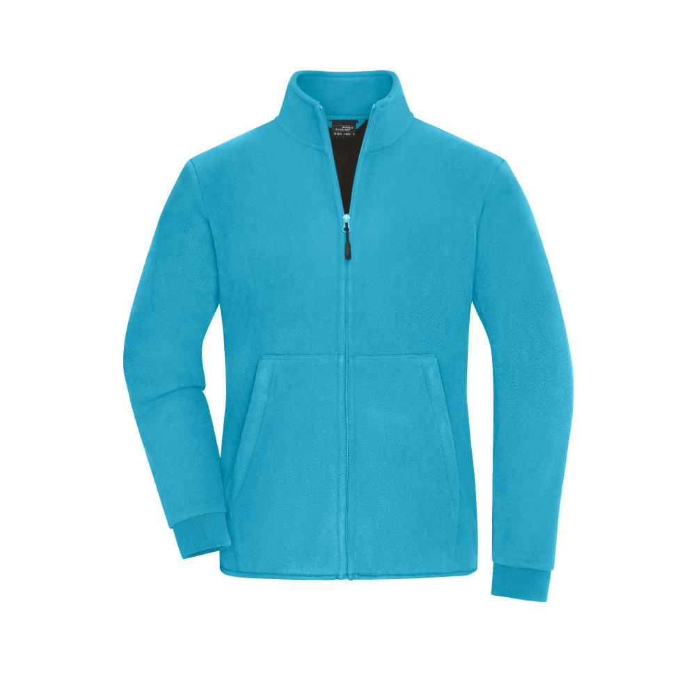 Ladies' Bonded Fleece Jacket-Fleecejacke mit kontrastfarbiger Innenseite
