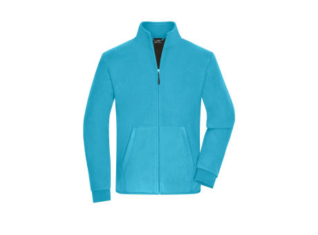 Men's Bonded Fleece Jacket-Fleecejacke mit kontrastfarbiger Innenseite