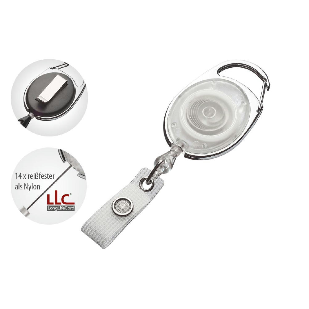 Ausweisjojo 1025 LongLifeCord transparent