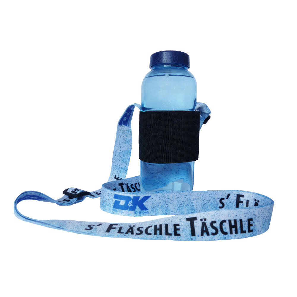 Lanyard mit Flaschenhalterung "s´ Fläschle Täschle"