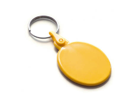 Kunststoff Schlüsselanhänger Oval SALE