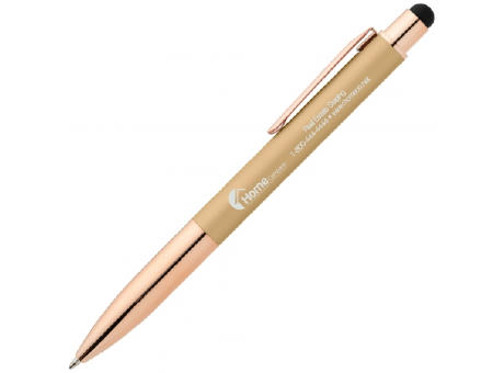 NIAS Soft Touch Kugelschreiber Rose Gold mit Laser Gravur