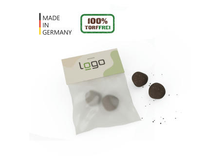 Mini-Seedball – Mini-Flower-Ball "Bienenwiese" im Pergaminbeutel - torffrei