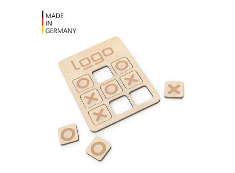 Tic-Tac-Toe – "Drei Gewinnt" (FSC® zertifiziert) inkl. Baumwollsäckchen