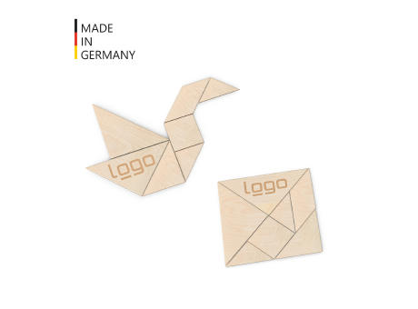 Tangram Kreativ-Puzzle (FSC® zertifiziert) inkl. Baumwollsäckchen