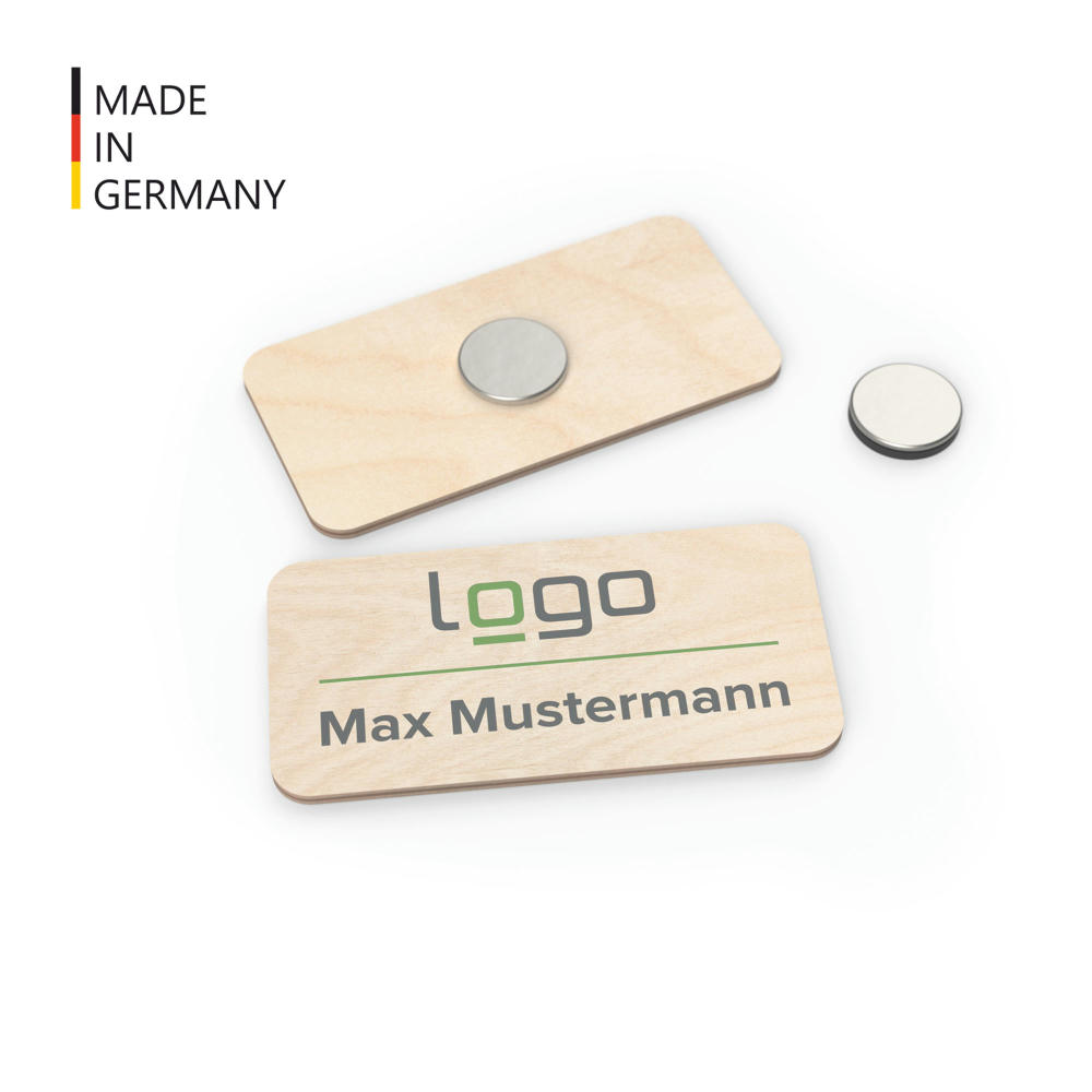 Namensschild EcoBadge (FSC® zertifiziert)