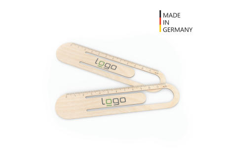 2 in 1 Lesezeichen-Lineal Linory (FSC® zertifiziert)