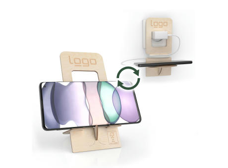 2 in 1 Handyständer flipster® (FSC® zertifiziert)