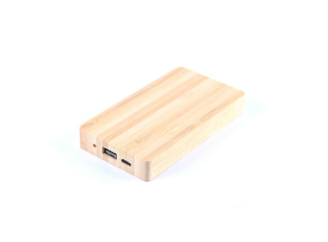 Powerbank Holzpanel
