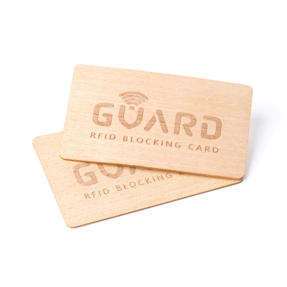 RFID Blocker Karte (Holz)