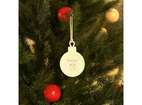 Weihnachtsbaumanhänger Christbaumkugel (FSC® zertifiziert)