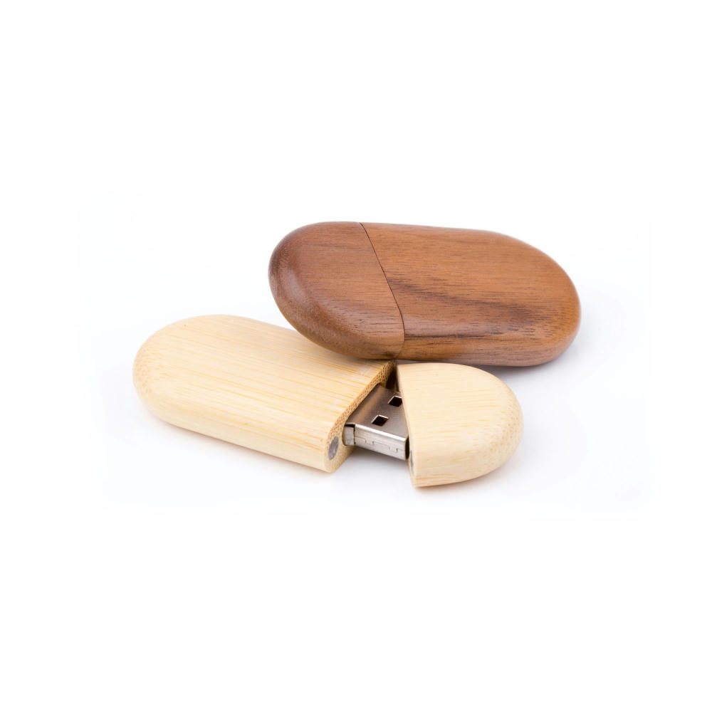 USB Stick Holz Oval