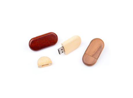 USB Stick Holz Oval