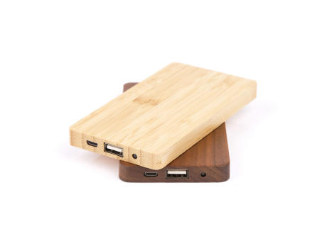 Powerbank Holzpanel