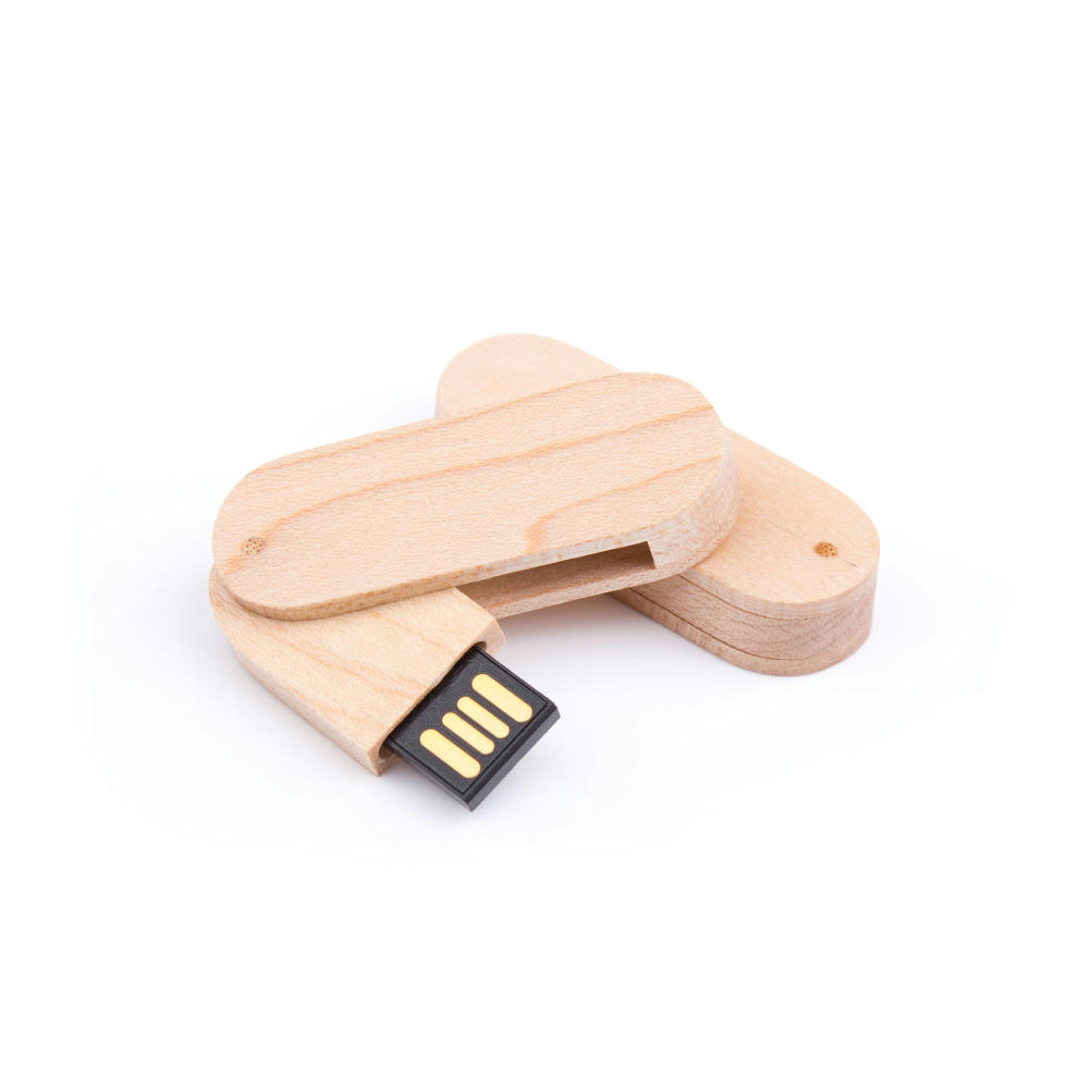 USB Stick Holz Swivel