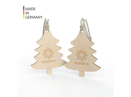 Weihnachtsbaumanhänger Tannenbaum (FSC® zertifiziert)