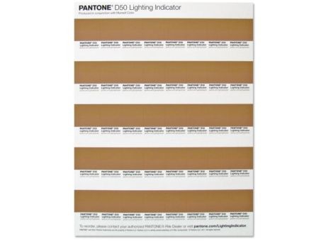 PANTONE D50 Lighting Indicator Stickers 