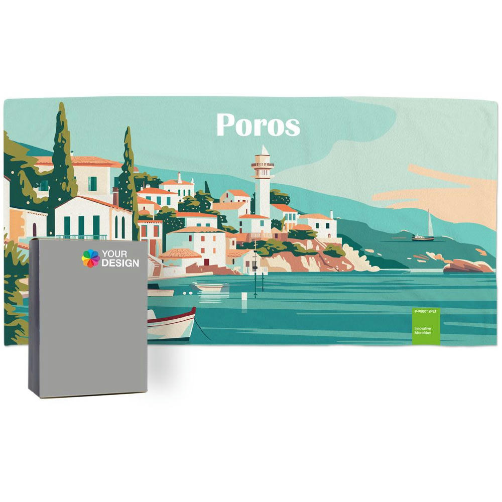 rPET ActiveTowel® Sports 80x40 cm in Faltschachtel, All-Inklusive-Paket