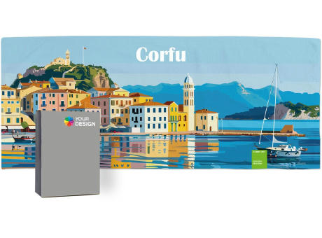 rPET ActiveTowel® Sports 100x40 cm in Faltschachtel, All-Inklusive-Paket