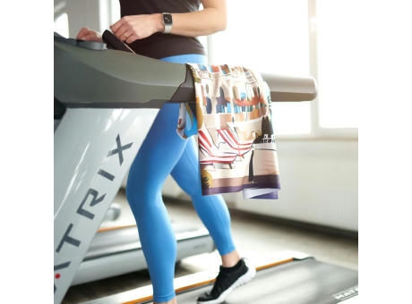 rPET ActiveTowel® Sports 130x70 cm im Polybeutel mit Klappkarte, All-Inklusive-Paket