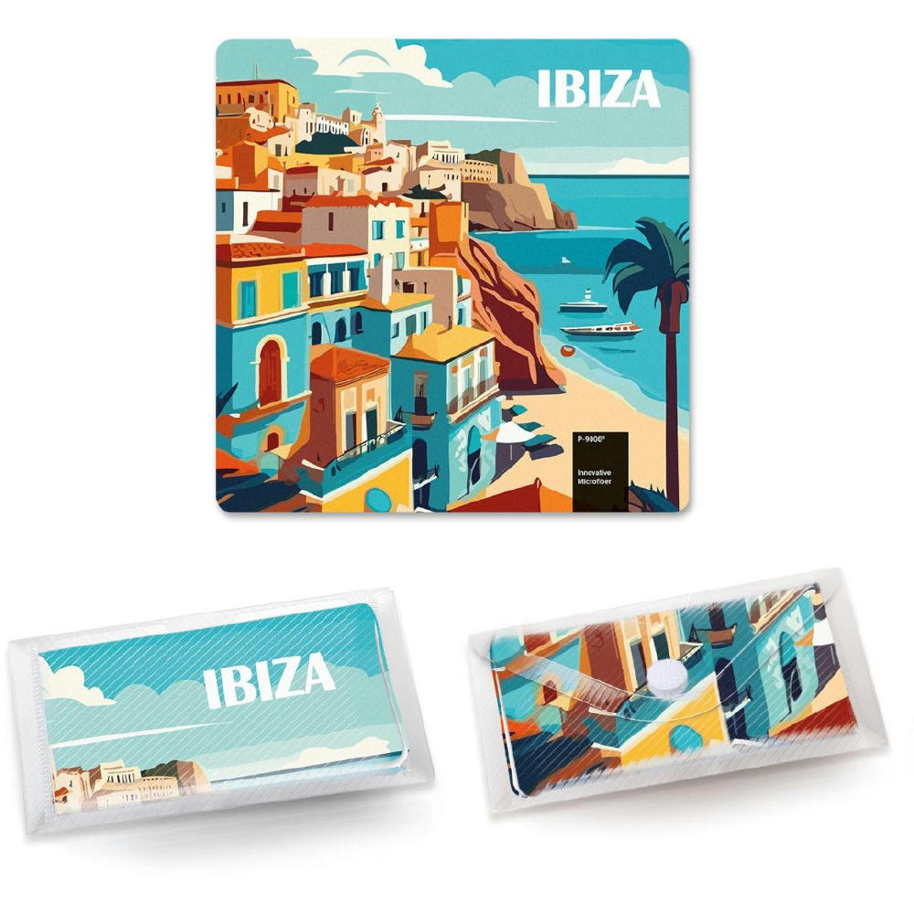 POLYCLEAN Displaytuch 15x15 cm im Etui, All-Inclusive-Paket