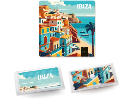 POLYCLEAN Displaytuch 15x15 cm im Etui, All-Inclusive-Paket