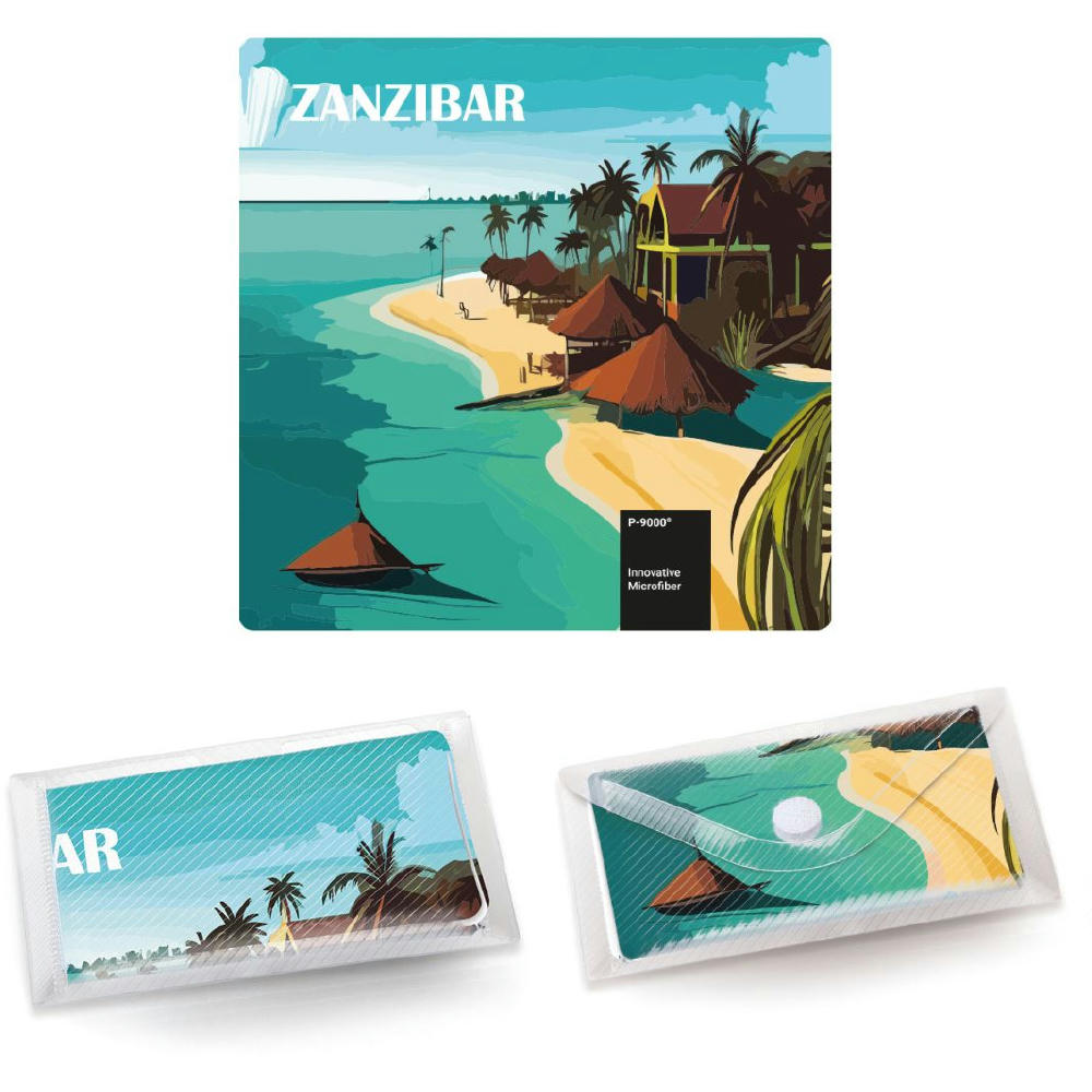 POLYCLEAN Displaytuch 18x18 cm im Etui, All-Inclusive-Paket