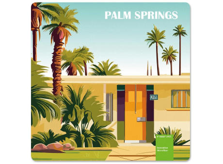 POLYCLEAN rPET Displaytuch 15x15 cm im Pergaminbeutel, All-Inclusive-Paket 