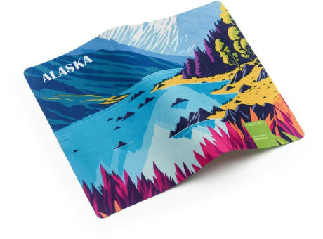 POLYCLEAN rPET Displaytuch 15x15 cm im Pergaminbeutel, All-Inclusive-Paket 